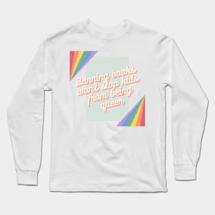 Rainbow pride 70's design Long Sleeve T-Shirt